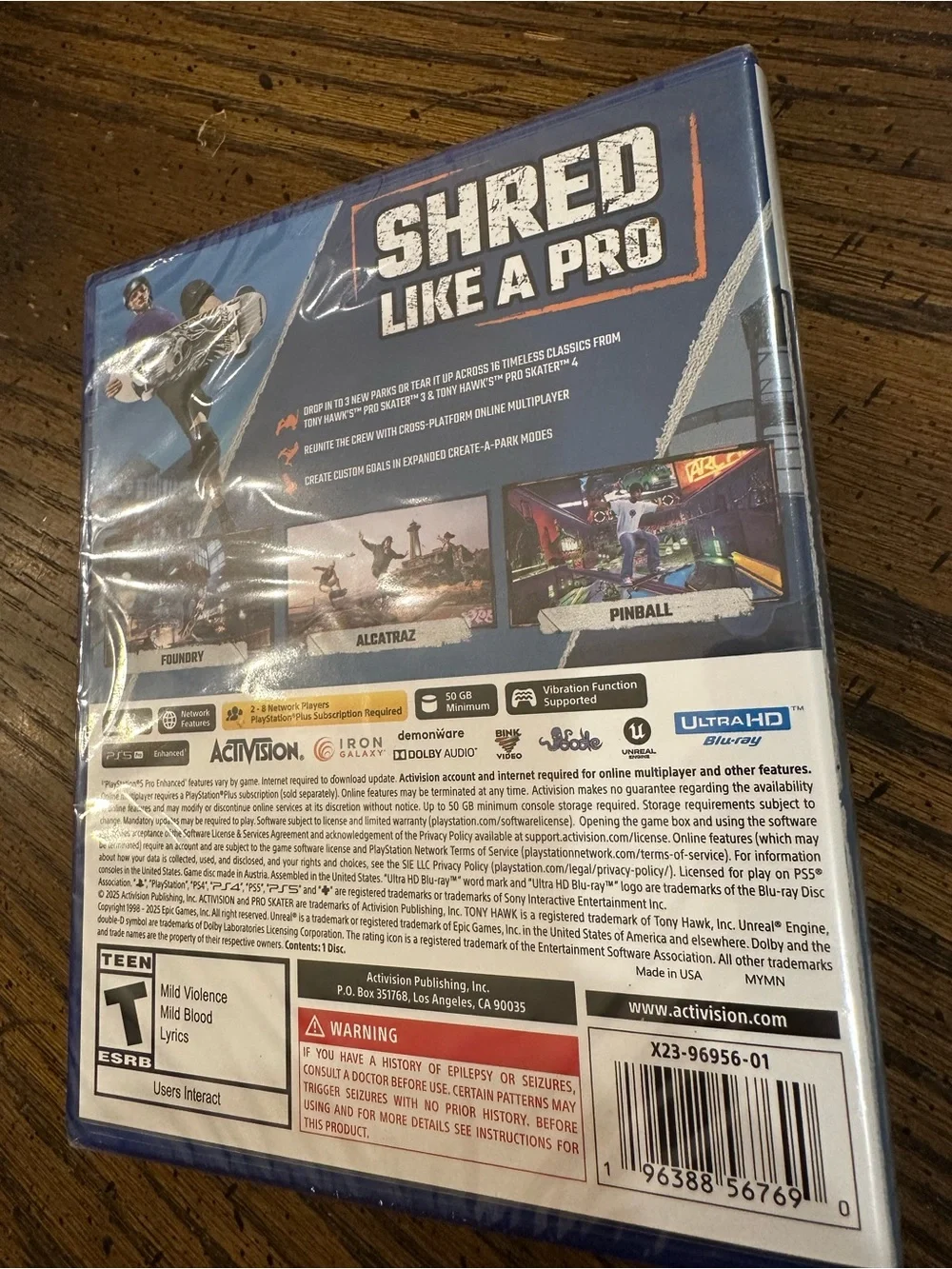 Sony PS5 Tony Hawk's Pro Skater 3+4 - Brand New - Sealed